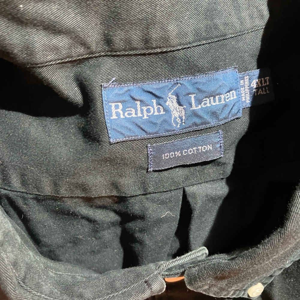 Ralph Lauren Black Cotton collar